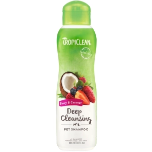 Szampon głęboko oczyszczający Tropiclean Jagoda Kokos 355 ml