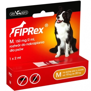 FIPREX M dla psa 10-20  kg na pchły i kleszcze 1 pipeta  