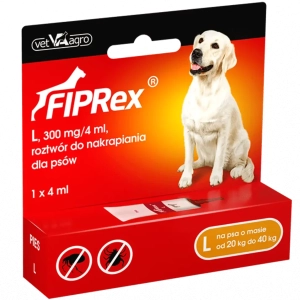 FIPREX L dla psa 20-40  kg na pchły i kleszcze 1 pipeta   