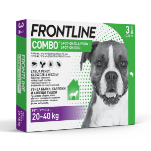 Krople na pasożyty dla psów Frontline Combo L  20-40 kg 1szt  