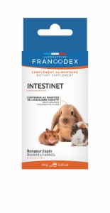 Przysmak dla królików i gryzoni na trawienie Intestinet Francodex 50g
