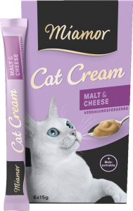 Pasta odkłaczająca ser 6x15g Miamor Cat Malt Cream pokarm karma dla kota