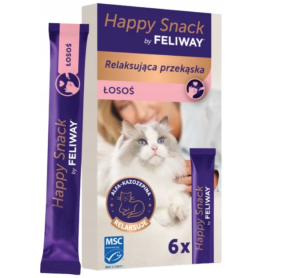 FELIWAY HAPPY SNACK uspokajający przysmak przekąska dla kota Łosoś 15g 1 szt