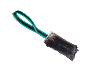 Szarpak krótki płaski, skóra naturalna ,koza 